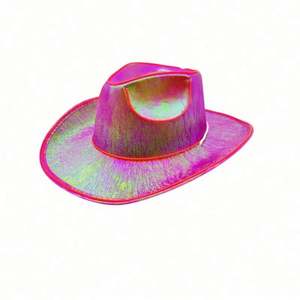 Sombrero de Vaquero con Luces LED Estilo Occidental, Colorido, Unisex, para Viajes al Aire Libre, Fiestas Casuales, Venta al Por Mayor - Product Image 2