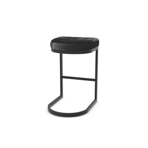 Tabouret de bar confortable en velours rembourré, base en métal noir cintrée, siège durable et élégant pour la maison, la cuisine, le comptoir de bar, le <span class=keywords><strong>restaurant</strong></span> aux États-Unis - Product Image 3