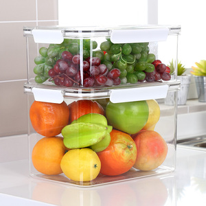 Creative House PET Dustproof Container For Food Storage Vegetable Flour Dry Food PET 2 Pack Plastic Pantry Food Container