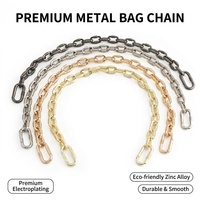Chaîne en métal légère avec fermoir pour la décoration de sacs faits main, chaînes décoratives en alliage de zinc, vente en gros