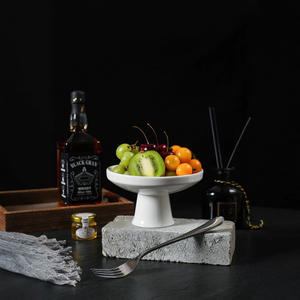 Plato de Postre de Cerámica China, Color Sólido, Elegante, Bandeja para Servir Café y Té en Hoteles - Product Image 4