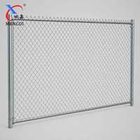 Rouleau de clôture en treillis métallique torsadé galvanisé à chaud, durable, avec revêtement PVC, maille losange, mini maille, pour clôture à mailles losangées