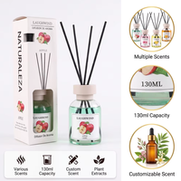 Difusor de Aroma con Varillas de Ratán, Aroma a Frutas, Serie Frutal para Interiores, Líquido Colorido, Ideal para Baño y Aseo, Venta al Por Mayor de Fábrica