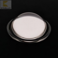 Lentille optique en verre LED 28mm de hauteur Diamètre 77mm Lampe plate convexe 3 pouces Lentilles pour phares de voiture