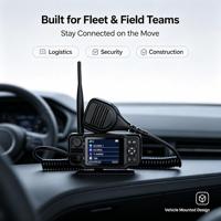 Radio mobile LTE POC GaodaPTT 4G GD-8900Pro, talkie-walkie longue portée 5000KM, fonction GPS, Android 1+8 Go de stockage, radio embarquée