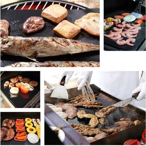 Tapete para Parrilla de Grado Alimenticio, Antiadherente, Resistente al Calor hasta 500°F, Reutilizable para Hornear/Asar/Humar - Product Image 2