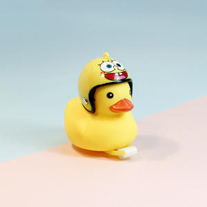 Vente flash : Sonnette de vélo en caoutchouc jaune en forme de <span class=keywords><strong>canard</strong></span> mignon pour enfants, accessoires pour vélo et trottinette - Product Image 2