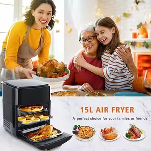 Four à micro-ondes multifonctionnel et friteuse à air chaud 15L personnalisé OEM en gros MMKpoBanHOBKa - Product Image 6