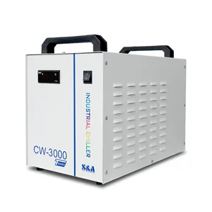 WaveTopSign S&A Industry Chiller CW3000 DG110V TG220V for CO2 Laser Cutting Machine Water Cooled Chiller