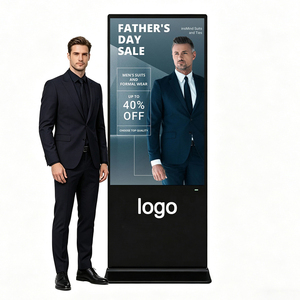 Afficheur publicitaire LED vertical intelligent, signalisation numérique, <span class=keywords><strong>totem</strong></span> <span class=keywords><strong>sur</strong></span> pied, écran tactile, logo personnalisable, machine publicitaire - Product Image 1