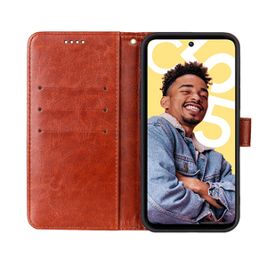 Étui en cuir avec support pour OPPO F23 A78 A17 Find X6 Pro Realme 10 Pro+ GT Neo5 SE C55 C33 <span class=keywords><strong>V30</strong></span> Reno 8T 11A - Product Image 3