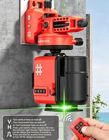 Niveau laser 3D haute précision Shijing 7959E/7959F à 12 lignes, lumière verte, pour murs et sols, outil de mesure horizontale - Vente chaude