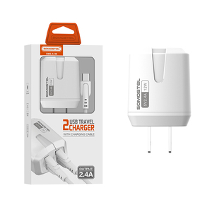 Adaptador de <span class=keywords><strong>cargador</strong></span> de teléfono móvil SMS-A139 para Iphone <span class=keywords><strong>Samsung</strong></span> <span class=keywords><strong>Cargador</strong></span> de pared rápido con cables USB 2 En 1 Cargadores - Product Image 1