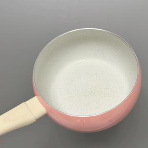 <span class=keywords><strong>Wok</strong></span> pequeño antiadherente rosa para cocinar comida de bebé sopa y fideos instantáneos Mini olla - Product Image 3