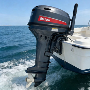 Moteur hors-bord pour bateau de pêche, essence, 2 temps, 18 CV, moteur électrique de pêche pour bateaux à voile - Vente chaude - Product Image 1