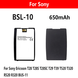 Batterie neuve de 650mah BSL-10 pour Sony Ericsson <span class=keywords><strong>T28S</strong></span> T28SC T29 T39 T520 T320 R520 R320 BUS-11 - Product Image 1