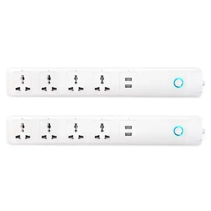 Çok fiş 10A Ac çıkışı dalgalanma koruyucusu güç şeridi ile 2 Usb şarj aleti evrensel akıllı priz şerit - Product Image 3