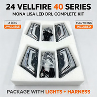 Feux de jour de haute qualité pour Toyota Vellfire 2024-2025 Série 40 – Kit de montage direct sur pare-chocs avant