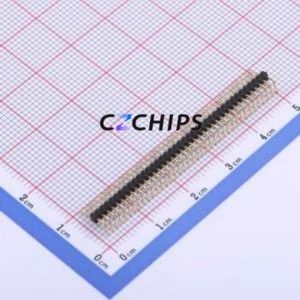 X1311WR-39J-C26D40 Pin Header Bent Lead Through Hole,P=1.27mm Connector 1x39P 1.27mm 1.27mm Pin Header - Product Image 2