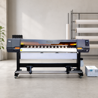 Mesin Printer UV Roll to Roll Ekonomis 1.8m dengan Single Printhead XP600 dan Sistem CISS untuk Stiker Mobil, Flex Banner, dan Wallpaper