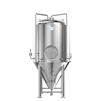 Cuve de Fermentation Conique Personnalisée 1000L en Acier Inoxydable 304 Qualité Alimentaire avec Chemise à Cavités et Couche d'Isolation pour Récipient Sous Pression