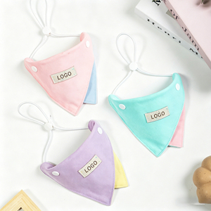 Bandana pour animaux de compagnie double face, couleur macaron, serviette imperméable pour animaux de compagnie - Product Image 2