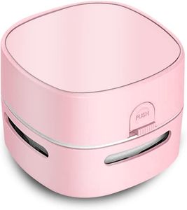 Mini Aspiradora de Escritorio Recargable por USB, Inalámbrica, Giratoria 360°, para Limpiar Pelusas y Cabellos - Product Image 5