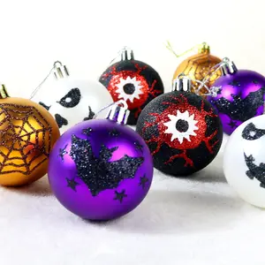 Bola de vidro para decoração de Halloween, casa assombrada, parque de diversões, decoração de natal, bola suspensa