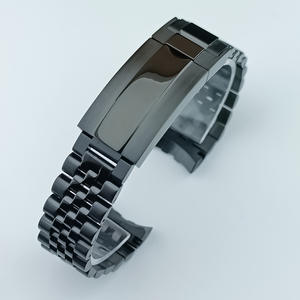 Bracelet de montre Jubilee à cinq maillons de 20 mm, maillons incurvés compatibles avec le boîtier GMT de 40,5 mm - Product Image 5