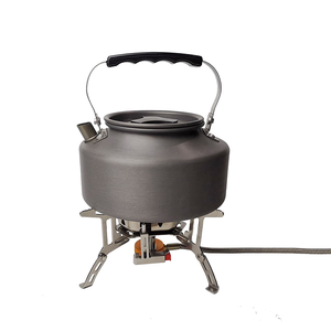 Bouilloire de camping ultra-légère en alliage d'aluminium anodisé à chauffe rapide, pot à café, ustensile de cuisson, bouteille d'eau pour l'extérieur - Product Image 4