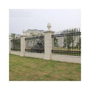 Panel <span class=keywords><strong>de</strong></span> aluminio <span class=keywords><strong>de</strong></span> seguridad para exteriores, cercado <span class=keywords><strong>de</strong></span> <span class=keywords><strong>hierro</strong></span> forjado usado, latón y acero para jardín - Product Image 1