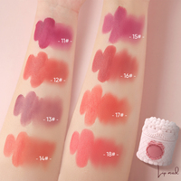 Baume à lèvres mat 5ml avec logo personnalisé 'Love Strawberry Cake', taille standard, soin beauté personnel, gloss à lèvres velours Cupidon