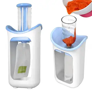 Reusable Fresh Fruit Juice Puree Squeezer Bags Storage bag Baby Food Maker Pouch Squeezes Station