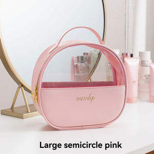 Bolsas de Maquillaje Personalizadas con Cremallera, Color Sólido, Reutilizables, de Lona, para Cosméticos, Estuche para Lápices - Product Image 6