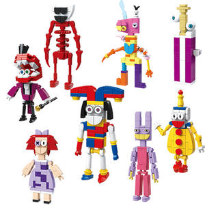 Juego de bloques de construcción de circo Digital mágico PANDAS, modelo de juguete para niños de 5 a 7 años, juguete educativo de ensamblaje - Product Image 5
