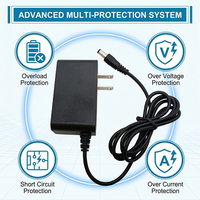 Alimentation électrique de haute qualité 12V 2A 24W, adaptateur secteur 12 volts pour PC, prise murale ignifuge US, adaptateur pour bande LED AC DC avec certifications ETL FCC CE CB RoHS CCC CQC
