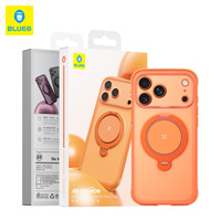 Étui BLUEO TPU+PC avec coussin d'air antichoc, résistant aux chutes, support magnétique pour 18 Pro Max