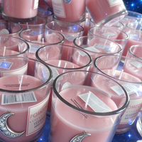 Maßgefertigte 7oz 10oz Matte Weiße Glas-Kerzengläser Sojawachs & Gelwachs Kerzen Weihnachten Abschlussfeier Handgemacht Umweltfreundlich
