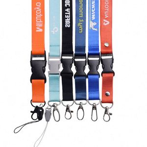 Correa de Cuello de Nailon de 2.5cm, Cordón Promocional con Llavero para Eventos y Marketing - Product Image 3