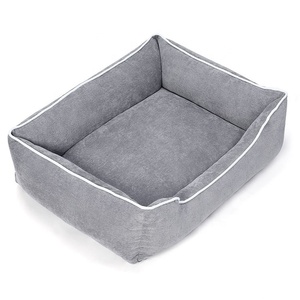 정형 메모리 폼 애완 동물 침대 럭셔리 방수 애완 동물 소파 대형 쿠션 개 침대 - Product Image 3