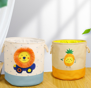 Neuankömmling Baby Aufbewahrung Kinder Leinen EVA Lion Toy Basket <span class=keywords><strong>Kawi</strong></span> - Product Image 1