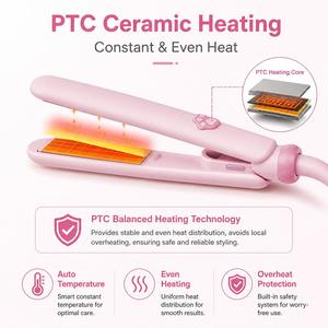 Plancha de Pelo Eléctrica PTC de Aluminio Torlin para Peluqueros y Uso Doméstico - Herramienta de Peinado para Niñas, Mujeres y Damas - Product Image 4