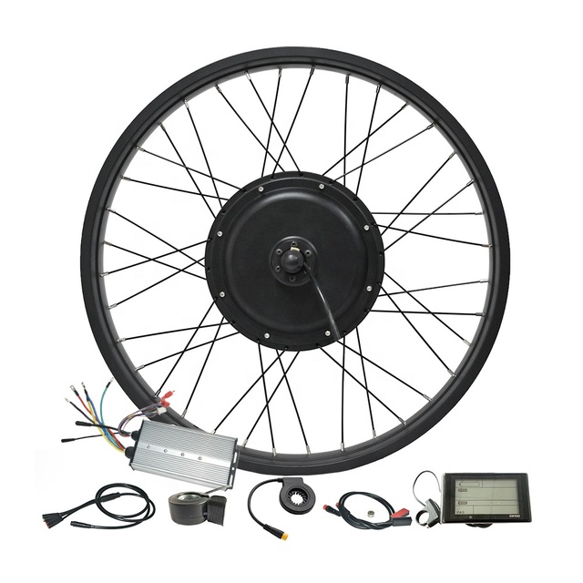 48v 60v 72v 1000w 1500w 2000w 3000w Motorised 20 Inch Electric E Bike Conversion Kit with Battery Optional