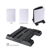GEME Offre Spéciale d'usine Support de stockage de disques multifonctionnel en ABS pour console de jeu Base de chargement de manettes 12 mois