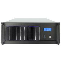 OEM 4u 服务器机箱，带液晶显示屏，用于监控，带 12 个 GPU，适用于服务器机架