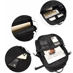 Sac à dos d'ordinateur portable personnalisé, arrivées personnalisées, logo personnalisé, 600d, USB, durable, décontracté, sport, école, voyage - Product Image 6