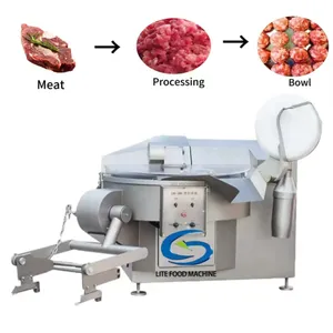 Vegetable Meat Bowl Cutter Machine Vegetable Emulsifier Meat Bowl Cutter Price