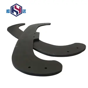 Customized Snow Blower Scraper Paddle Rubber sheet with cloth layer for mechanical equipment