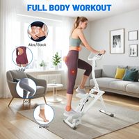 Escalier pliant en alliage d'aluminium RS pour l'exercice à domicile et le fitness cardio, simulateur d'escalade vertical avec fonction de remodelage corporel