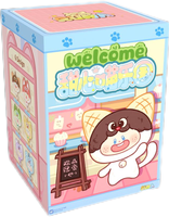 RUNA Sweet Meow Paradise Series Plush Blind Box Cookie Cat Kawaii Pendentif Porte-clés Jouet de Collection 6 Styles par Boîte Cadeau